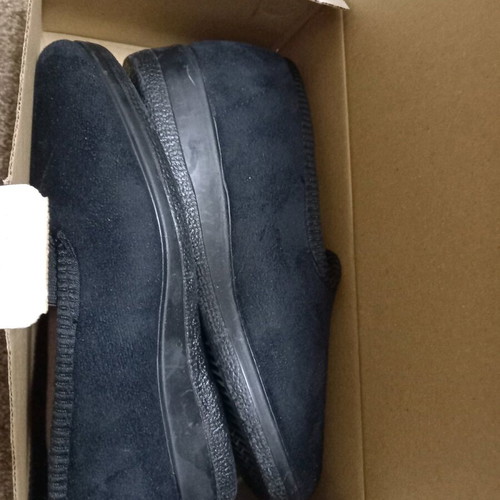Natalia Gil winter closed slippers size 36 black new