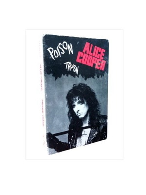 Alice Cooper Poison & Trash cassette single used 1989