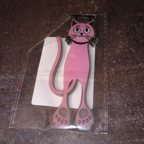 Colorful acrylic cat-shaped bookmarks