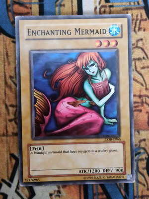 Enchanting Mermaid Yu-Gi-Oh! κάρτα σαν καινούργια