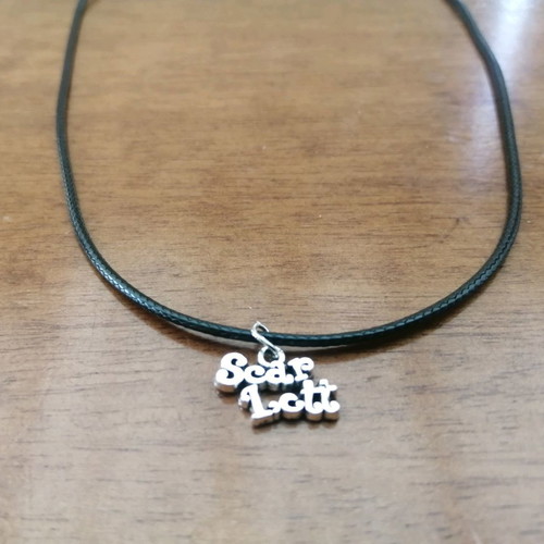 Leather pendant necklace Scarlett new