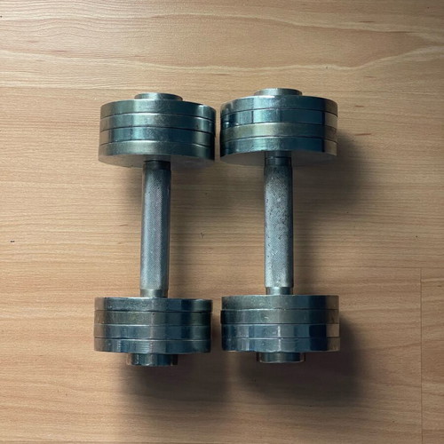 Alpine G41 fitness machine used with 3 handles and adjustable weights