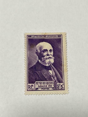 Rare France Henri Becquerel Stamp 1946 like new