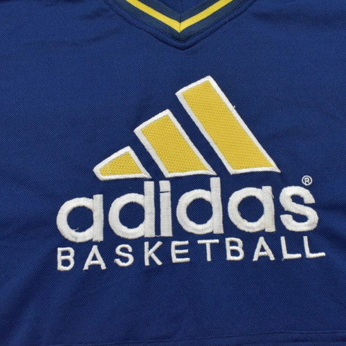 Adidas Vintage Basketball Hooded Shooting Shirt Jersey used, size Large