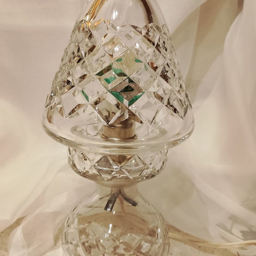 Vintage crystal lamp like new