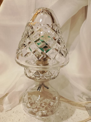 Vintage crystal lamp like new