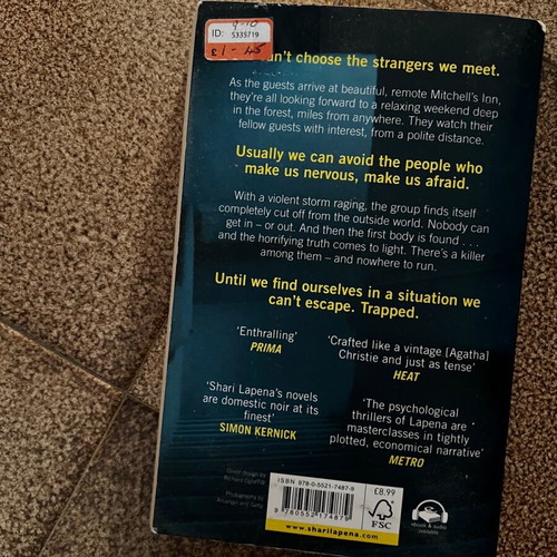 An Unwanted Guest Shari Lapena used book