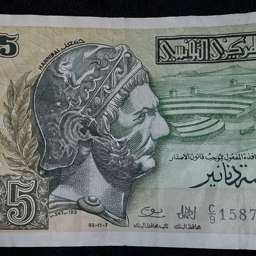 Foreign banknotes used, package all together