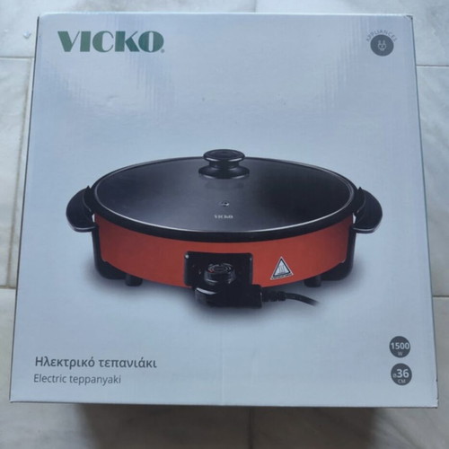 Vicko Teppanyaki nonstick electric pan
