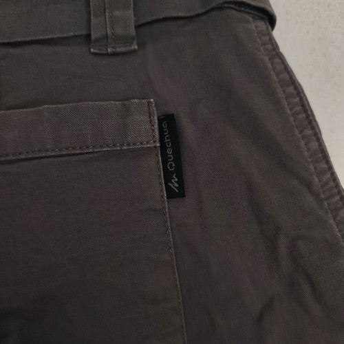 Quechua khaki shorts with removable belt, size S
