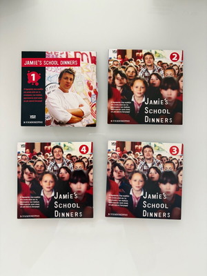 Σειρά Jamie's School Dinners VCD σαν καινούργια, 4 δίσκοι