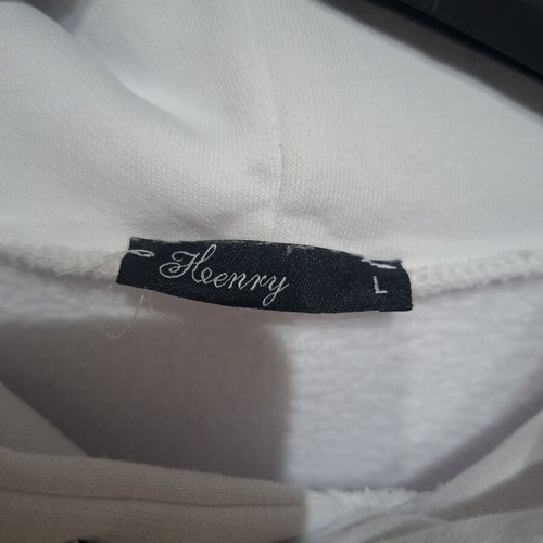 Hoodie white like new, size L 40 12