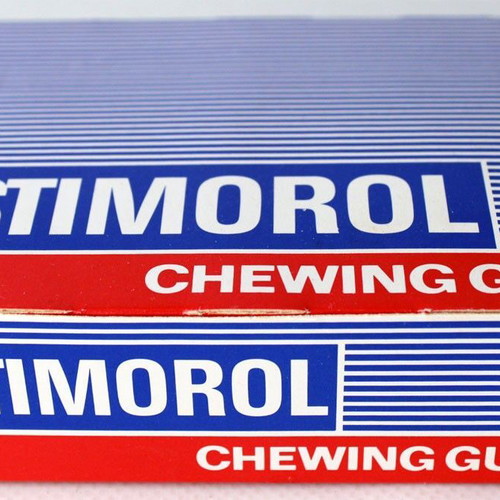 Vintage 70's Stimorol Empty Chewing Gum Box Dandy Denmark