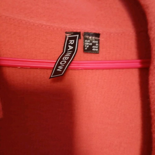Rainbow coat jacket very soft medium like new