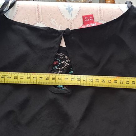 Monsoon Silk Embroidered Ruffle Top, UK 10 / EUR 38