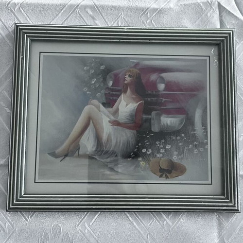 Retro art prints set of 2, new