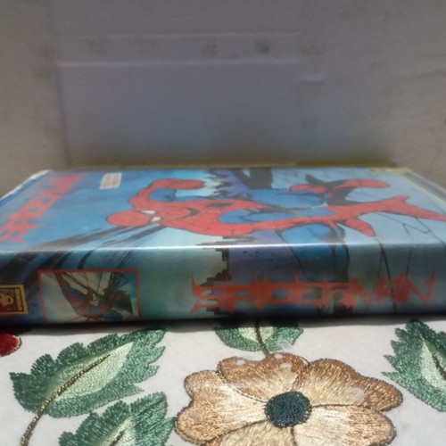Spiderman VHS video cassette, Greek dubbed, action adventure fantasy