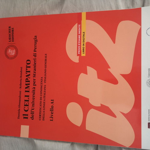 Il Celi Impatto (A1) book like new, Italian