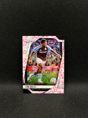 2024-25 Panini Prizm EPL Leon Bailey Cherry Blossom Choice card new
