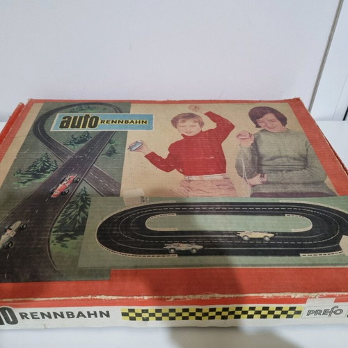 Autorennbahn car track used, rare German toy from 1980s