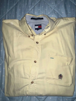 Πουκάμισο Tommy Hilfiger vintage μεταχειρισμένο, μέγεθος L, μπεζ