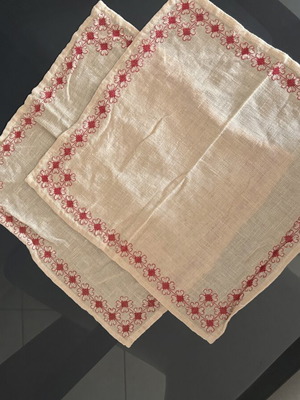 Handmade vintage handkerchiefs
