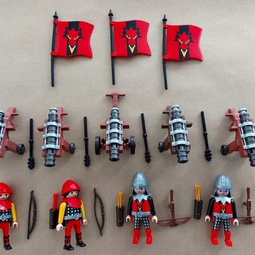 Playmobil Σετ ιππότες του κόκκινου δράκου