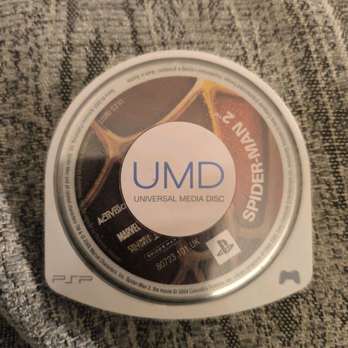 Spiderman 2 UMD used for PlayStation Portable
