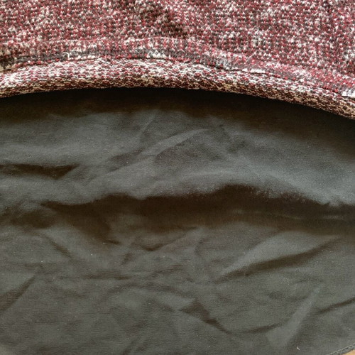 Blouse like new, multicolored with black transparency at back, size S