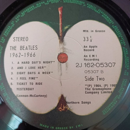 The Beatles 1962-1966 double vinyl used