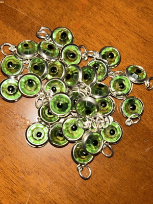 Green craft eyes like new, pack of 30