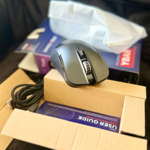Trust GXT 923 YBAR wireless RGB gaming mouse 7200 DPI black new