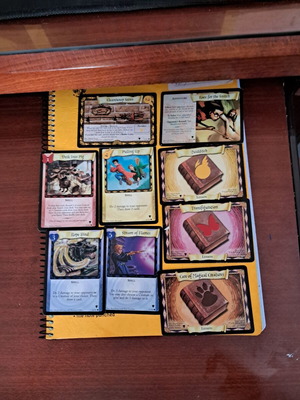 Harry Potter trading cards set of 9 like new