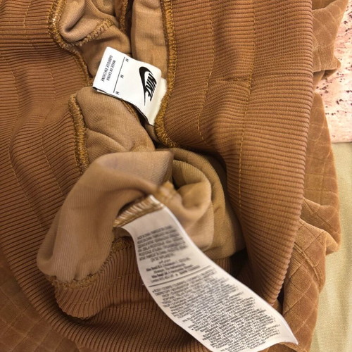 Nike velour joggers ale brown like new
