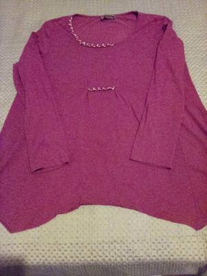 Anna Raxevsky blouse used, pink, size XL