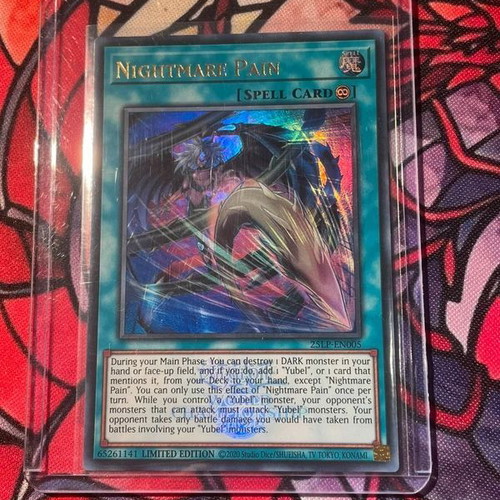 Nightmare Pain Emblazoned UR 25LP-EN005 new Yu-Gi-Oh card