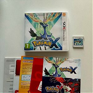 Pokemon X EURO Nintendo 3DS Complete In Box