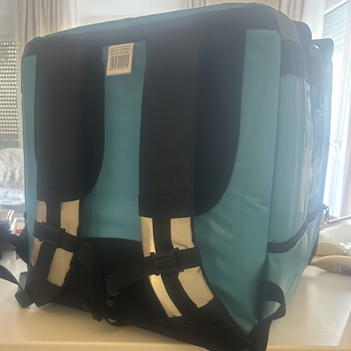 Wolt insulated backpack and food transport box