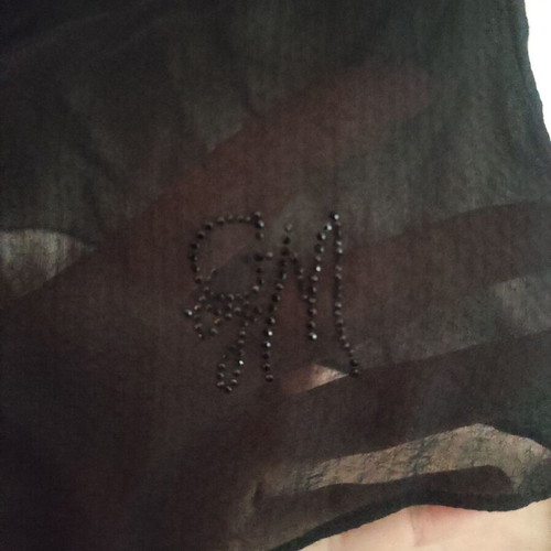 Guess by Marciano Los Angeles silk blouse like new, black, XS-S