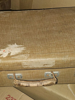 Vintage small suitcase used from Sweden
