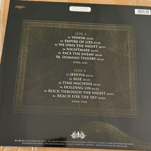 Impellitteri Venom LP White Edition new