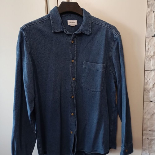 Pull & Bear men's denim shirt blue sizes L XL like new