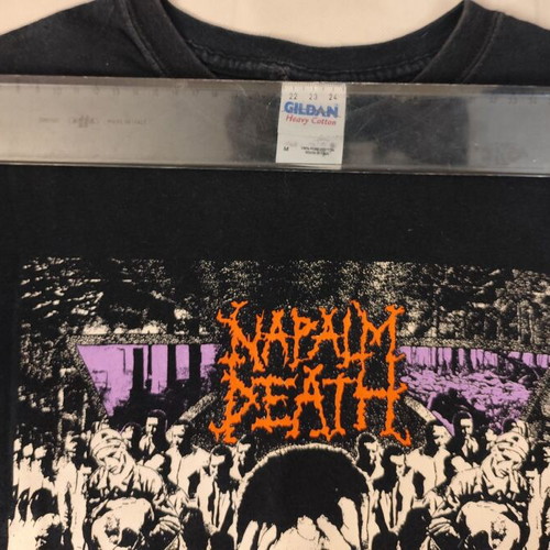 Napalm Death From Enslavement To Obliteration vintage T-shirt size M used
