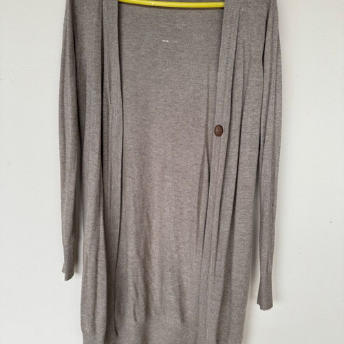 Porta Fortuna long cardigan S/M like new, beige brown