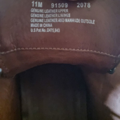 Timberland men's leather and suede boots size 45, like new