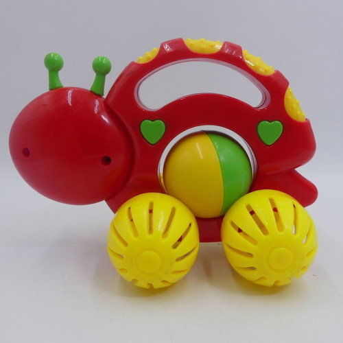 Ladybug Toy with Wheels used for Babies