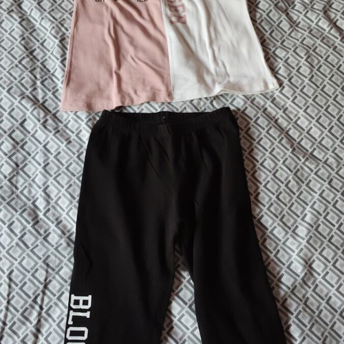 Evita summer set for girls with capri pants