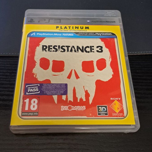 Resistance 3 Platinum PS3 game used, action