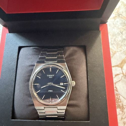 Tissot PRX Blue Quartz Watch Like New