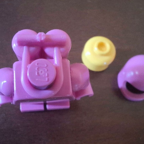 Lego Classic Space Dark Pink Lenny minifigure like new